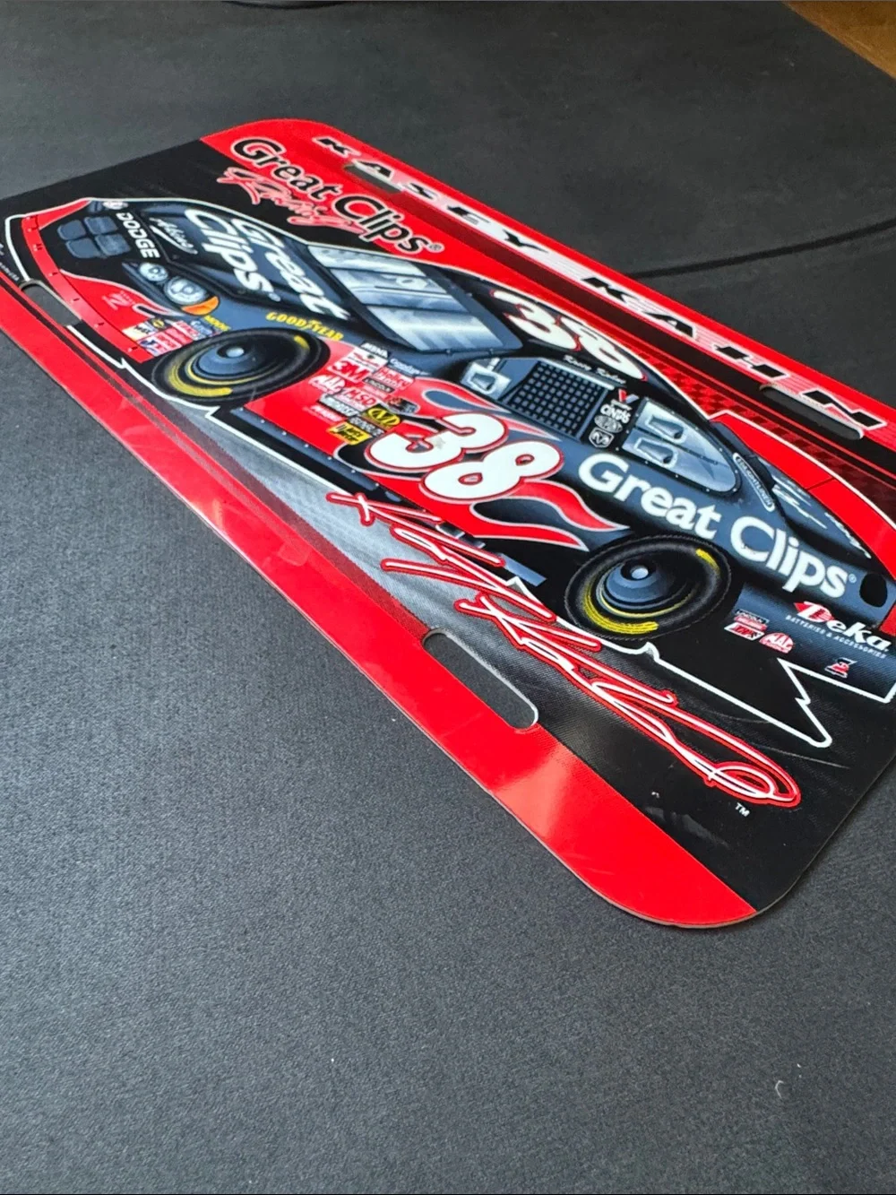 Great Clips Racing Kasey Kahne Decorative License Plate